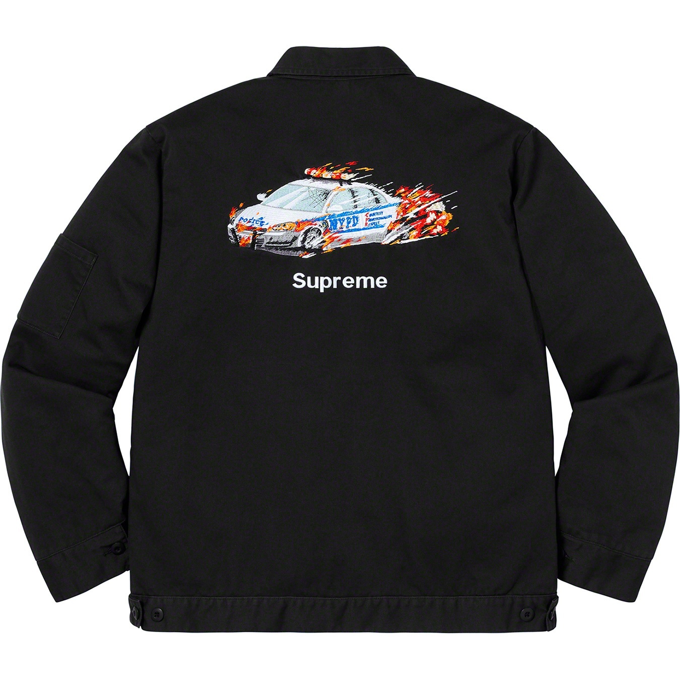 Cop Car Embroidered Work Jacket view 2